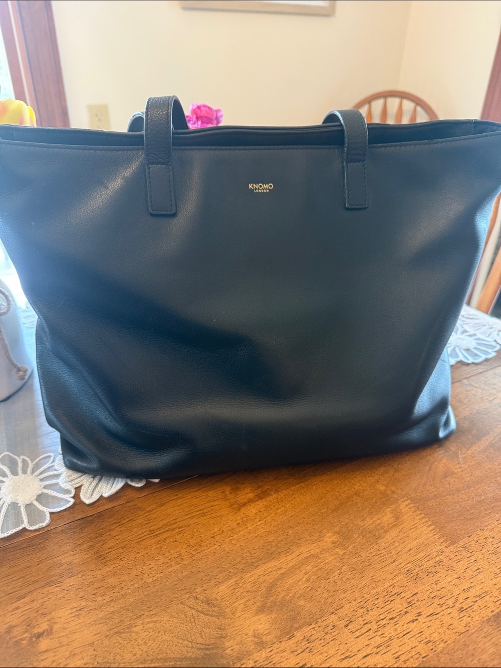 Knomo Genuine Leather Tote Bag